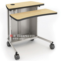Bureau d'ordinateur moderne de haute qualité pour enseignant avec un cadre en fer robuste pour une utilisation scolaire et de bureau