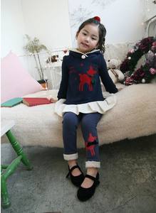 Vestido Informal de Manga Larga con Capucha para Niñas Pequeñas, Ropa Infantil al por Mayor en Línea, de Fábrica China - Product Image 4