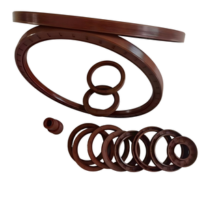 Joint d'étanchéité en caoutchouc EPDM et caoutchouc nitrile à double lèvre simple, noir-brun, pour l'étanchéité hydraulique automobile - Product Image 2