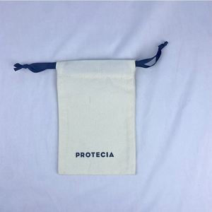 Wholesale Biodegradable Cotton Gift Bags Jewelry Pouch Organic Canvas Drawstring Dust Sack Eyelashes Glasses Earrings <b>Stickers</b> - Product Image 3
