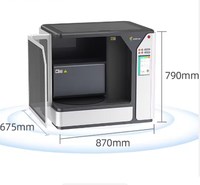 Printer 3D Desktop Profesional D452Plus Baru - Pencetakan Multi-Material Berwarna Penuh, Perataan Otomatis, USB/Wifi, Prototyping