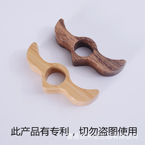 Anillo de lectura para libros Dakai de madera, 9.5x2.5x15cm, para leer en la cama, soporte para páginas - Product Image 3