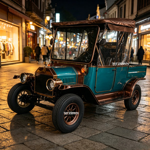 ZOWN Prix de gros Voiture électrique de tourisme vintage à quatre roues, logo personnalisé disponible pour les opérateurs de tourisme - Product Image 1