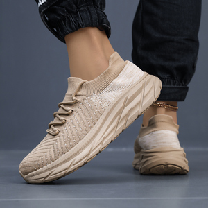 Zapatillas Deportivas Casuales para Hombre, Cómodas para Toda Temporada, Antideslizantes, Resistentes al Desgaste, Acolchadas, para Gimnasio, Trotar, Uso Diario, de Tela - Product Image 6