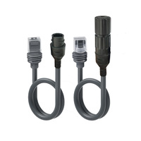 Cable Adaptador HS V2, Conector Hembra, Conversión, Reemplazo, Extensión, 2dai-ZJX0.3m*2, PVC Gris