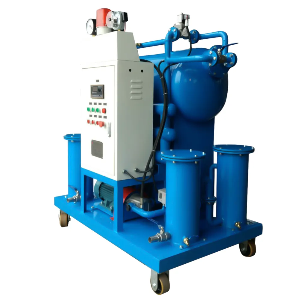 High-Vac Insulating Oil Filtration System model ZY-50, transformer oil dehydration plant, oil reconditioning