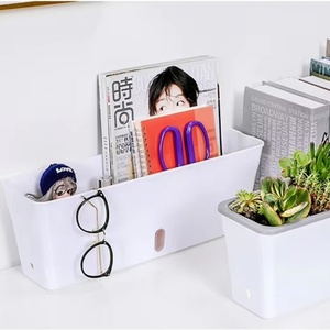 Grand pot auto-arrosant étroit en plastique avec fenêtre de visualisation du niveau d'eau <span class=keywords><strong>pour</strong></span> la culture de légumes et de plantes sur <span class=keywords><strong>balcon</strong></span> domestique - Product Image 6