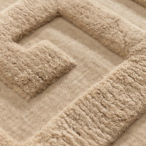 <span class=keywords><strong>Tappeto</strong></span> Moderno di Alta Gamma con Motivo 3D, Eco-Friendly, <span class=keywords><strong>Beige</strong></span> e <span class=keywords><strong>Marrone</strong></span>, per Soggiorno e Camera da Letto - Product Image 4