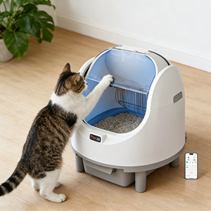 Factory Direct <b>Cat</b> Litter <b>Box</b> Kedi Tuvaleti extra large easy clean eco-friendly safe durable pet cleaning toilet - Product Image 1