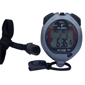 PC100B Electronic Stopwatch 3 Row 100 Memory Countdown Timer Multifunctional For Sports And Timing - Product Image 3