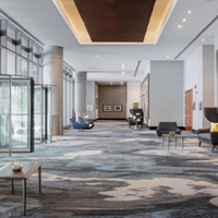 Rouleau de tapis de luxe personnalisé mur à mur salle de banquet et couloir d'hôtel fabriqué à la machine imprimé de fournisseur d'usine