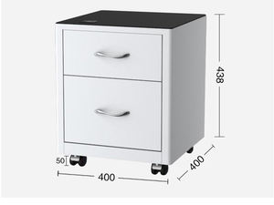 مكتب-إلكترونى محدد درج مجلس الوزراء مع قفل ببصمة الأصبع ، و مزدوجة درج خزانة - Product Image 5