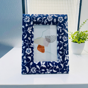 Handmade cổ điển màu xanh đậm ren khung ảnh với thanh lịch Thiết kế gương tùy chỉnh biểu tượng tùy chọn - Product Image 1