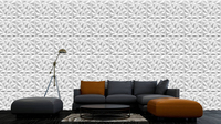Dalles de plafond en plastique PVC multicolore panneau de papier peint 3d panneau de décoration d'art mural durable