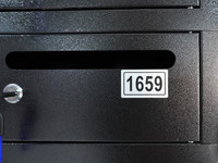 Vente en gros Appartements d'extérieur muraux modernes Boîte aux lettres en acier Boîte aux lettres en métal Boîte aux lettres Boîte à colis Pass USPS