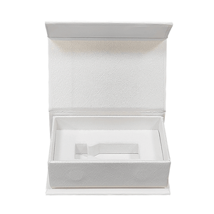 Custom <b>Book</b> Shaped Magnetic Gift <b>Box</b> with Matt Lamination & Embossing Sponge Lining Flip Seal Closure Cardboard Rigid Packaging - Product Image 4
