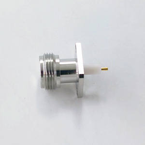 Isolateur 8mm Broche 3mm 17.5mm SQ Bride N <span class=keywords><strong>Femelle</strong></span> <span class=keywords><strong>Jack</strong></span> RF Connecteur Coaxial 50 Ohm DC-11GHz IP68 Connexions Fil Micro-ondes - Product Image 5