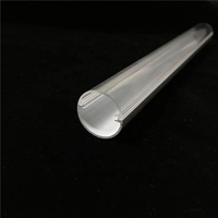 Tube en plastique CO-Extrusion Pc pour boîtier de lumière Led Polycarbonate Acrylique Pmma Abs Givré Semiclear clear Milky Pipe