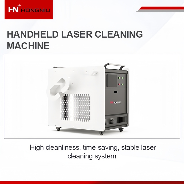 HN Laser Industrial Grade Handheld Laser Cleaning Equipment Supports Multiple Languages, Easy Operation