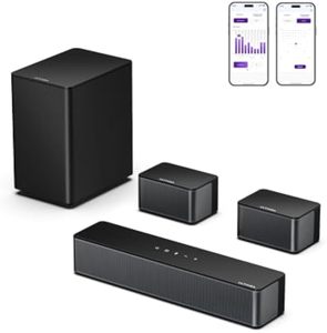 <span class=keywords><strong>Barre</strong></span> <span class=keywords><strong>de</strong></span> <span class=keywords><strong>son</strong></span> ULTIMEA 5.1 pour Smart TV, système <span class=keywords><strong>de</strong></span> <span class=keywords><strong>son</strong></span> surround virtuel pour TV, 320W, contrôle par application, <span class=keywords><strong>barre</strong></span> <span class=keywords><strong>de</strong></span> <span class=keywords><strong>son</strong></span> home cinéma Poseidon D50 - Product Image 1