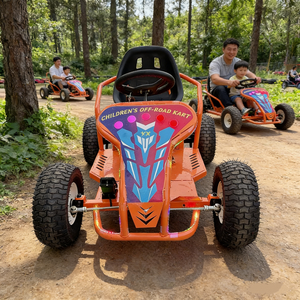 Karting tout-terrain 48V 500W avec lumière et musique, cadre en acier sécurisé, kart électrique pour divertissement parent-enfant en plein air - Product Image 1