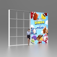 Lintel Global – Boîte à lumière LED modulaire brevetée en PVC/aluminium SEG, support d'affichage haute luminosité, présentoir portable en tissu pour salon professionnel