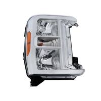 Nouvel ensemble de phares pour F250 F350 Super Duty 2023-2024, boîtier chromé, lentille transparente, paire, 12V