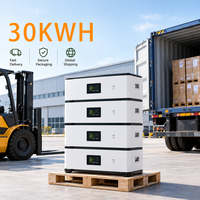 Système empilable LiFePO4 15 kWh 51,2 V 280 Ah 300 Ah pour alimentation de secours résidentielle, batterie domestique à décharge profonde avec base mobile