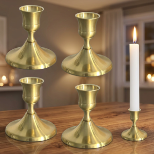 Stick Taper <b>Tealight</b> Iron Pillar Candle <b>Holder</b> Handmade Wedding Home Decoration - Product Image 2