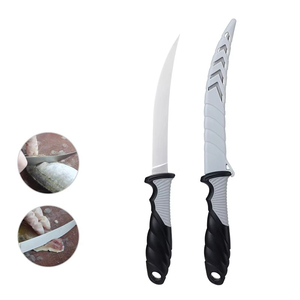 Cuchillo para Filetear Pescado, Juego de Cuchillos Profesionales de 4 Pulgadas para Filetear Pescado, Hoja de Acero Inoxidable 3CR13, Cuchillo para Filetear Pescado para Pesca - Product Image 3
