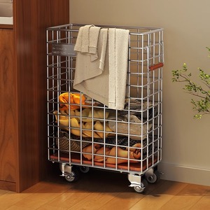 <span class=keywords><strong>Panier</strong></span> <span class=keywords><strong>à</strong></span> <span class=keywords><strong>linge</strong></span> pliable pour tapis de yoga et vêtements sales, <span class=keywords><strong>panier</strong></span> de rangement <span class=keywords><strong>étroit</strong></span> pour la maison, style vintage - Product Image 3