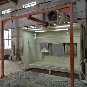 Manualmente de recubrimiento en polvo de cabina con una sola estación de trabajo - Product Image 6