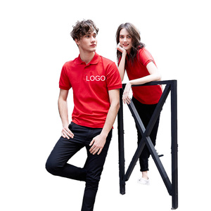 Camisas Polo de Golf con Logotipo Personalizado al por Mayor, Ropa Polo de Negocios de Manga Corta para Hombre, Camiseta Polo de Algodón Bordada de Color Sólido - Product Image 1