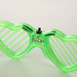 <span class=keywords><strong>LED</strong></span> Kalp Şeklinde Panjur Işıklı Gözlükler-Diwali Ramazan Parti Aksesuarları Özelleştirilebilir Renkler Uzun Ömürlü Pil Geliştirilmiş - Product Image 4