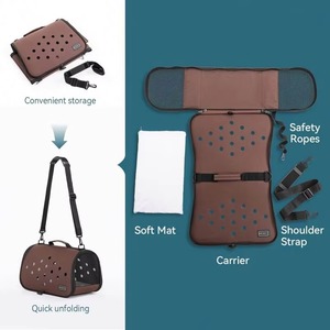 Muestra Gratis: Mochila Transportadora para Cobayas, Mochila de Viaje para Animales Pequeños como Dragones Barbudos, Erizos, Ratas, Loros, Conejos y Petauros del Azúcar - Product Image 4