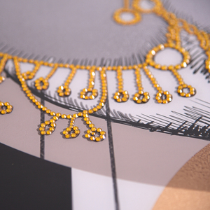 Hotel moderno Ufficio Decorazione di Arte Del Diamante Da Parete Cavallo 3D Animale Pittura <span class=keywords><strong>con</strong></span> la Struttura - Product Image 5