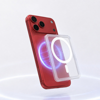 Nouvelle coque de téléphone transparente avec porte-cartes, protection magnétique puissante, fente pour cartes, étui de protection pour cartes de jeu, étui de présentation