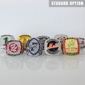 Personnalisez votre bague de championnat de baseball, de basketball, de football, de boxe. Personnalisez avec votre nom et votre numéro. Bijoux de sport. - Product Image 5