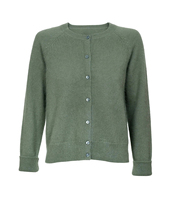 2025 Hersteller Maßgeschneiderter Flauschiger Angora-Cardigan Strickwaren Damen Nerz-Bürstenwolle Kaschmir-Cardigan Pullover für Frauen
