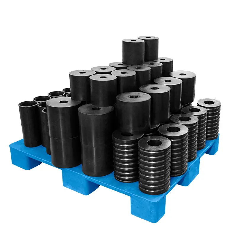 Vibration screen platform rubber damping spring High quality natural rubber cushion Non-standard shock-absorbing rubber column