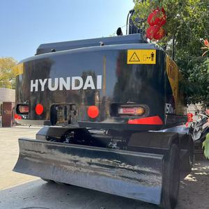 Pompe et engrenage d'excavatrice sur pneus Hyundai 150W-9T d'occasion, 90% NEUF, 15 tonnes, hydraulique, d'origine coréenne, 150W-7 - Product Image 4