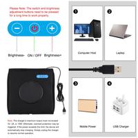 Kotak Lampu Foto Lipat PULUZ 25cm, Ring Light ABS Portabel, 12 Latar Belakang Warna, untuk Fotografi Produk dan Pengambilan Video