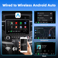 Adaptateur Carplay UNIEAN D18S, récepteur Android Auto sans fil, commande vocale multimédia intelligente, appairage rapide, portable