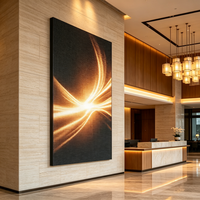Affichage LED couleur intérieur PH2.5 98% HDR, rouleau de guidage de main courante sur mesure pour projet de maintenance d'escaliers mécaniques