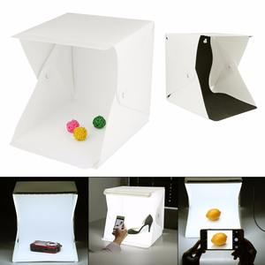 Royressan 2 LED Pliant Lightbox 40*40 Portable Photographie Studio Photo Softbox Réglable Luminosité Boîte Pour APPAREIL Photo REFLEX NUMÉRIQUE - Product Image 5