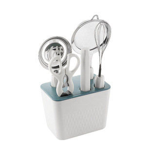 <b>Kitchen</b> Baking Tool Set 6 Piece Stainless Steel Whisk Sieve <b>Scissors</b> Knife Egg Strainer For Baking Sifting Cutting - Product Image 5