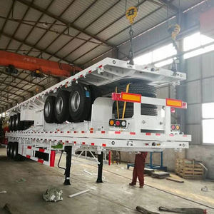 รถพ่วงบรรทุกตู้คอนเทนเนอร์แบบพื้นเรียบ ขนาด 20 <span class=keywords><strong>ฟุต</strong></span> 40 <span class=keywords><strong>ฟุต</strong></span> สำหรับขนส่งไปออสเตรเลีย แบบ 2 3 4 เพลา  สภาพใหม่จากโรงงานและ<span class=keywords><strong>มือ</strong></span><span class=keywords><strong>สอง</strong></span> - Product Image 5