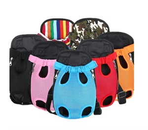 Tas Ransel Perjalanan Hewan Peliharaan Modern Bahan Kanvas Bernapas dengan Ritsleting, Ramah Lingkungan, Tas Dada Modis untuk Kucing & Anjing Kecil - Product Image 6