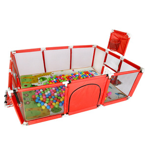Valla <span class=keywords><strong>de</strong></span> juego interior para bebé, canasta <span class=keywords><strong>de</strong></span> bolas doble, parque <span class=keywords><strong>de</strong></span> atracciones <span class=keywords><strong>de</strong></span> ensueño, diseño nuevo, venta al por mayor - Product Image 2