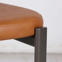 Chaise de salle à manger moderne en acier, chaise d'appoint pour café, restaurant, hôtel